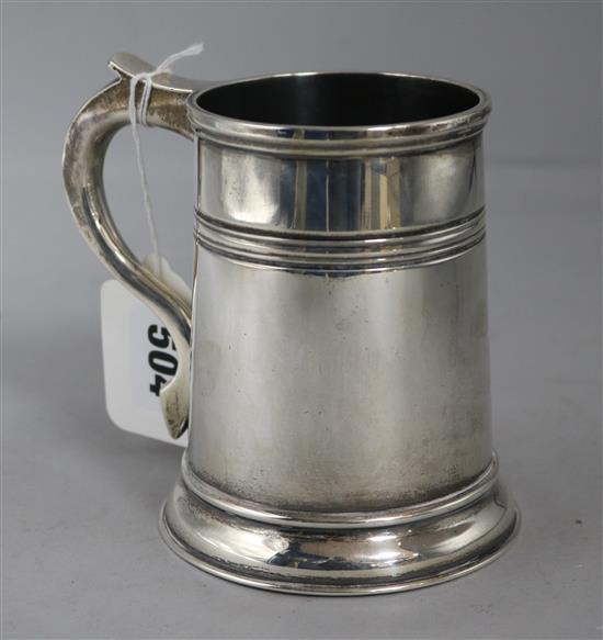 A George V silver tankard, Chester 1930, Stokes & Ireland Ltd